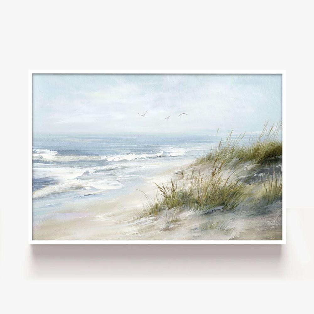 Seaside Escape, Style B-by-Nina Blue-wall-art-print-canvas-poster-framed-Gioia