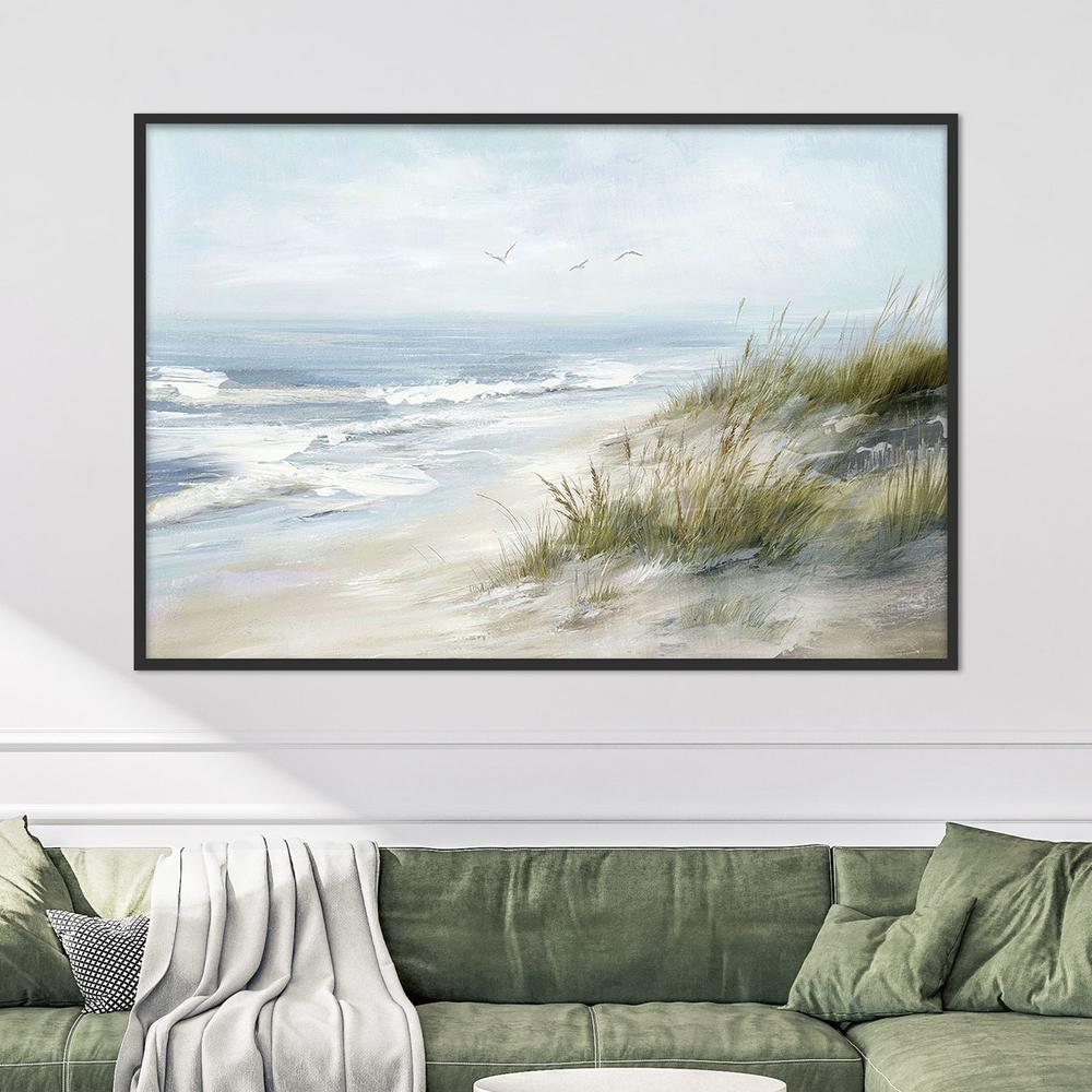 Seaside Escape, Style B-by-Nina Blue-wall-art-print-canvas-poster-framed-Gioia