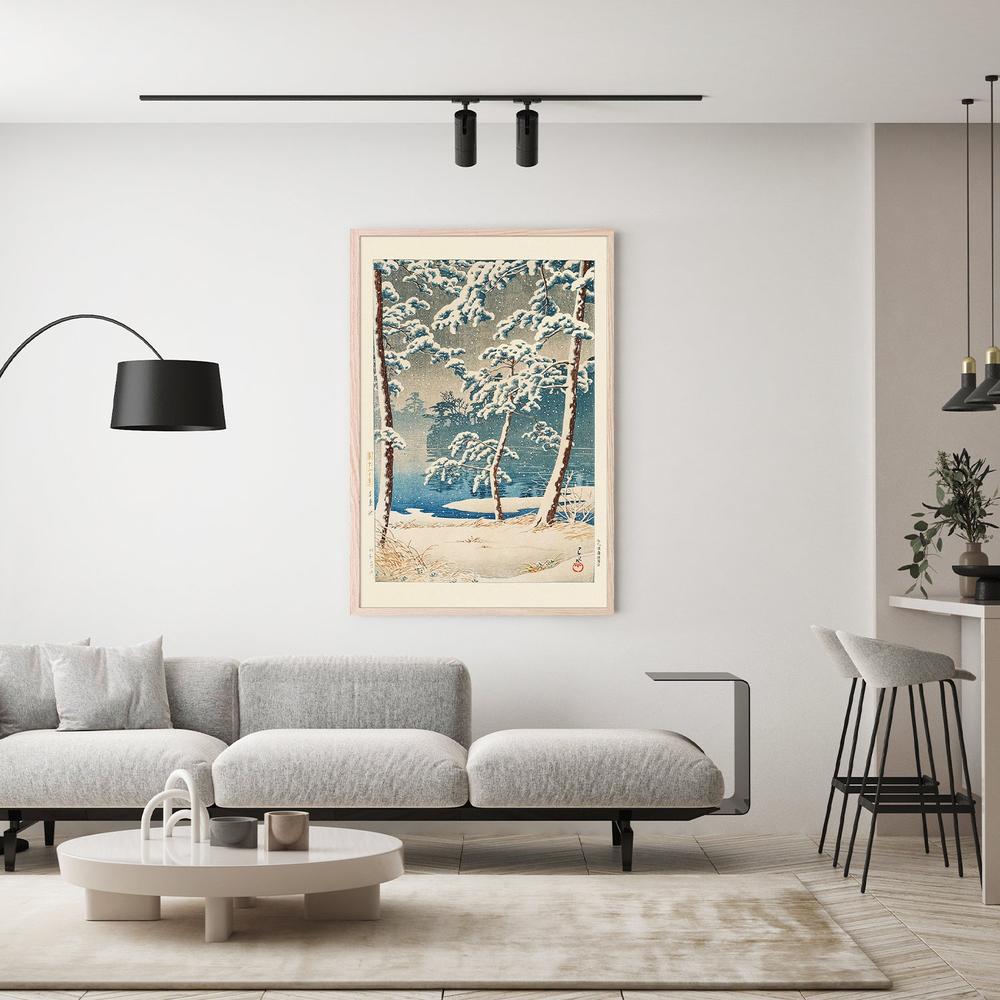 Senzokuike (senzoku Pond) (1928)-by-Kawase Hasui-wall-art-print-canvas-poster-framed-Gioia