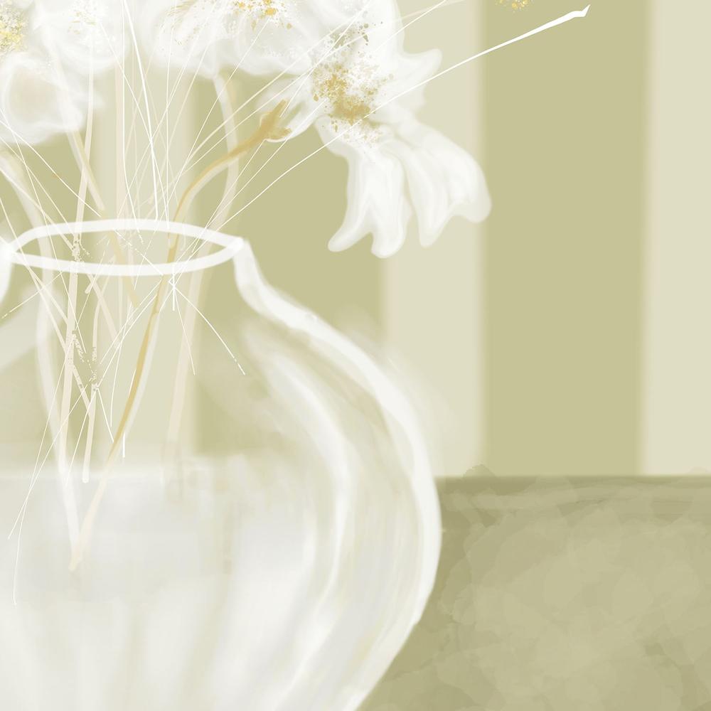Serene White Flowers-by-Sannel Larson-wall-art-print-canvas-poster-framed-Gioia