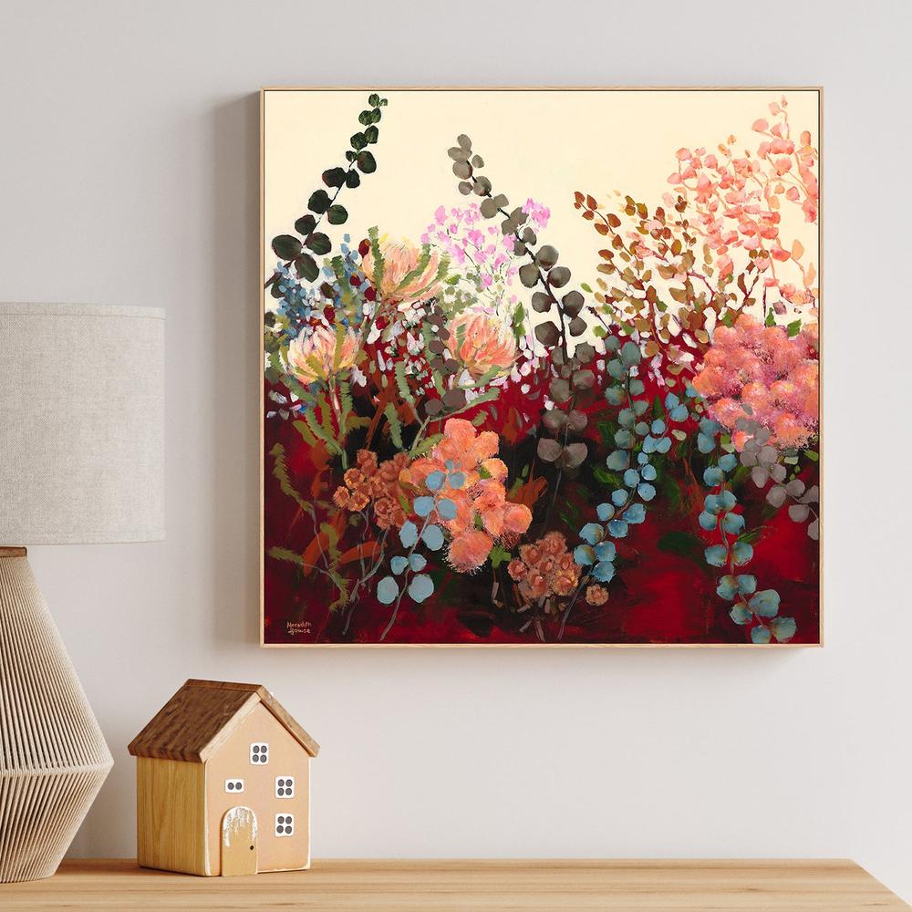 Silver Dollar Eucalyptus Vintage-by-Meredith Howse-wall-art-print-canvas-poster-framed-Gioia