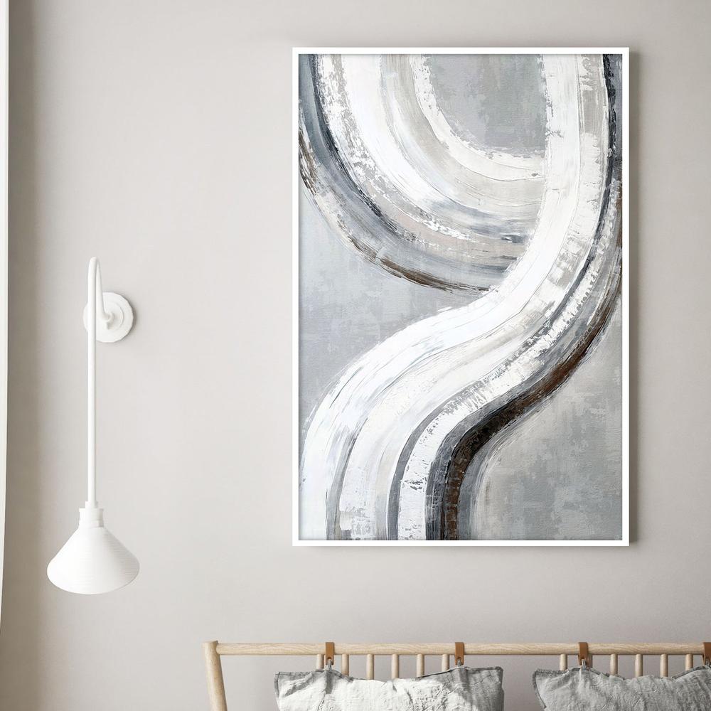 Silver Swish, Style A-by-Nina Blue-wall-art-print-canvas-poster-framed-Gioia