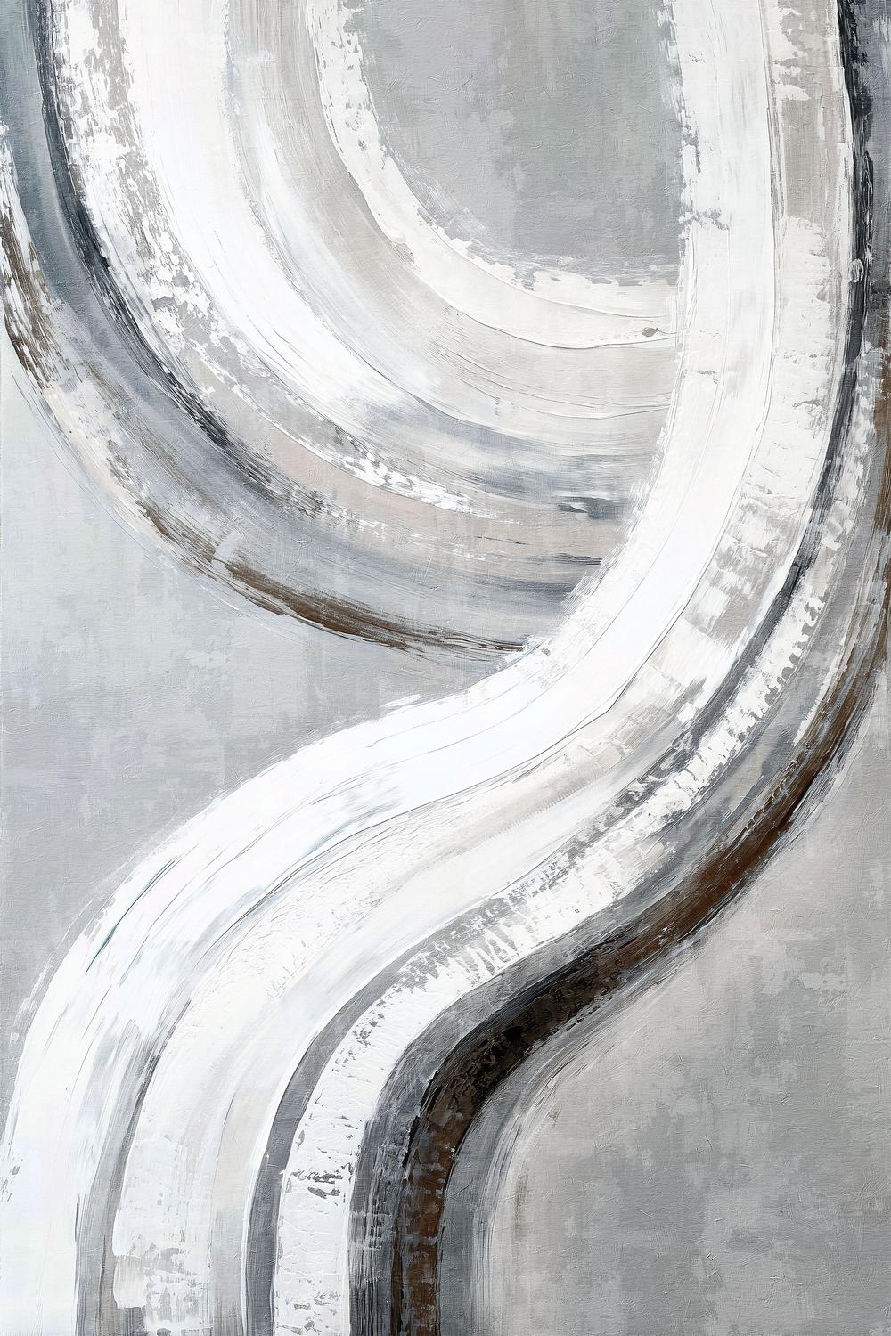 Silver Swish, Style A-by-Nina Blue-wall-art-print-canvas-poster-framed-Gioia