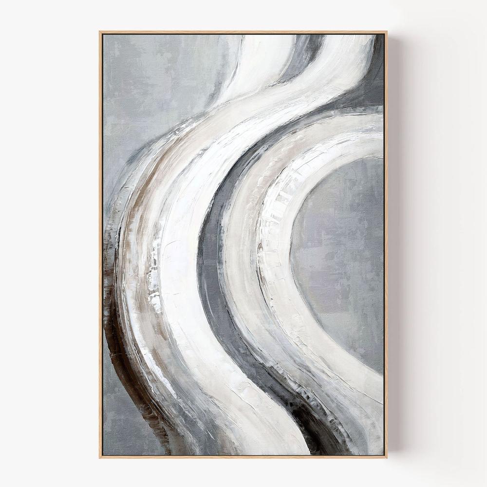 Silver Swish, Style B-by-Nina Blue-wall-art-print-canvas-poster-framed-Gioia