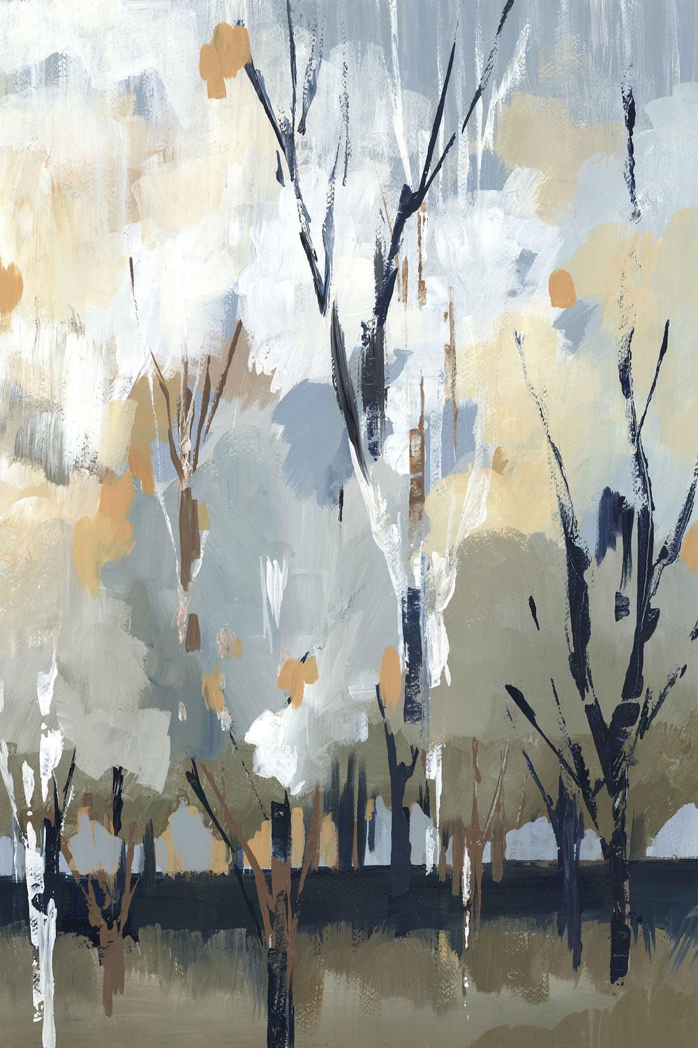 Silversong Birch, Style A & B, Set Of 2-by-Lera-wall-art-print-canvas-poster-framed-Gioia