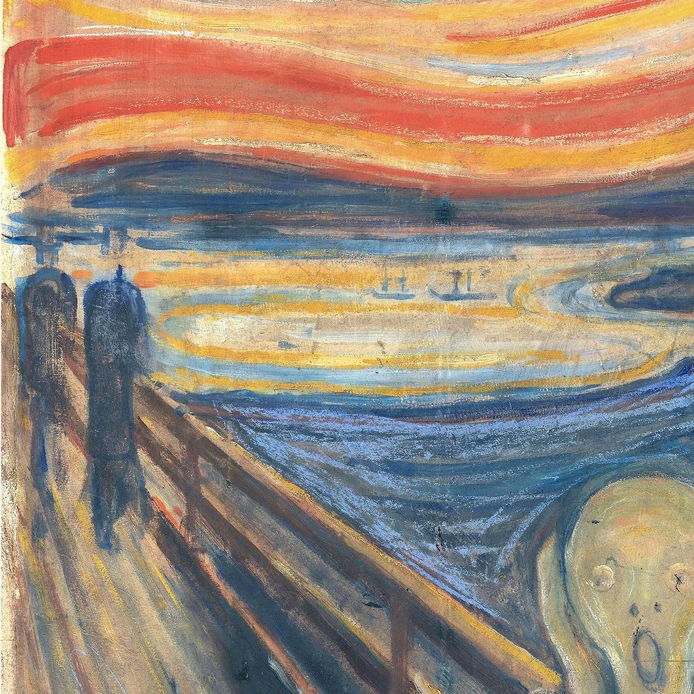 Skriet (The Scream)-by-Edvard Munch-wall-art-print-canvas-poster-framed-Gioia