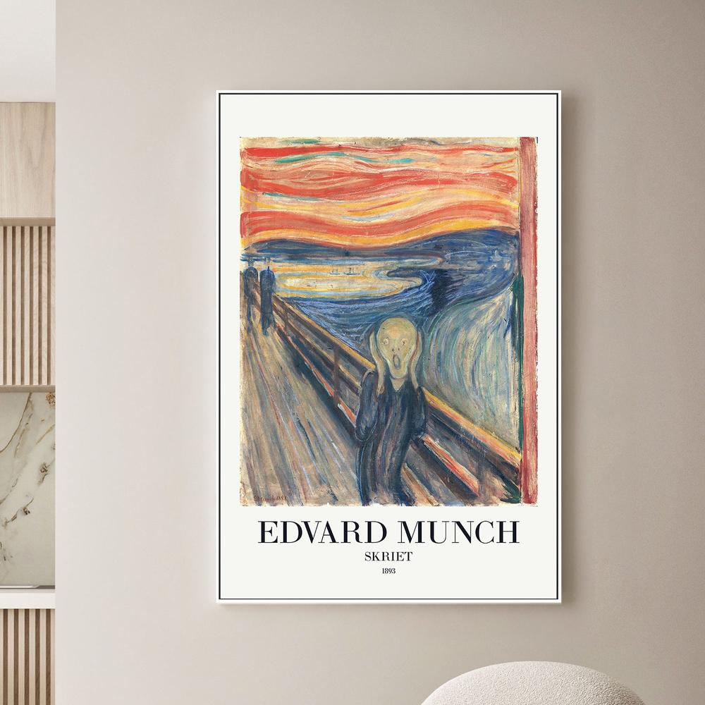 Skriet (The Scream)-by-Edvard Munch-wall-art-print-canvas-poster-framed-Gioia