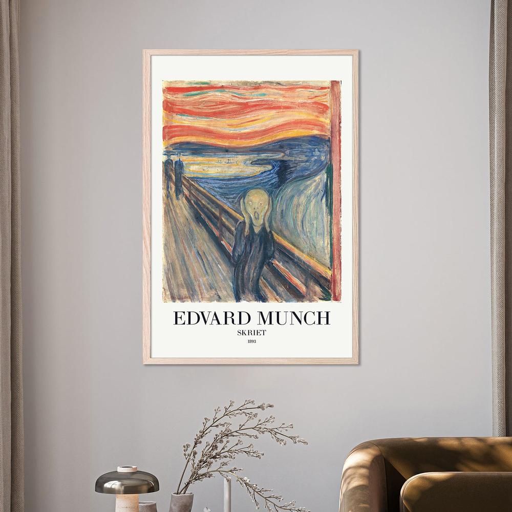 Skriet (The Scream)-by-Edvard Munch-wall-art-print-canvas-poster-framed-Gioia