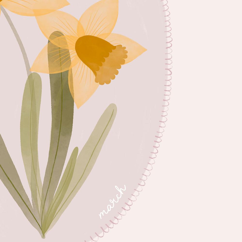 Soft Spring Daffodils-by-Menina Lisboa-wall-art-print-canvas-poster-framed-Gioia