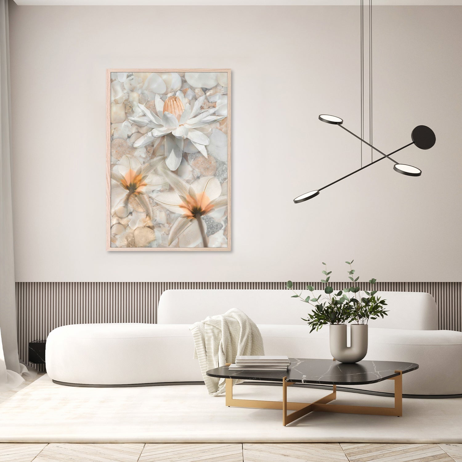Softly Calling in White-by-Leda Robertson-wall-art-print-canvas-poster-framed-Gioia
