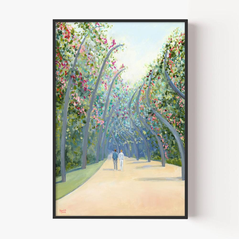 Southbank Arbour Walk-by-Meredith Howse-wall-art-print-canvas-poster-framed-Gioia