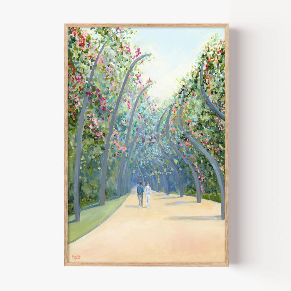 Southbank Arbour Walk-by-Meredith Howse-wall-art-print-canvas-poster-framed-Gioia