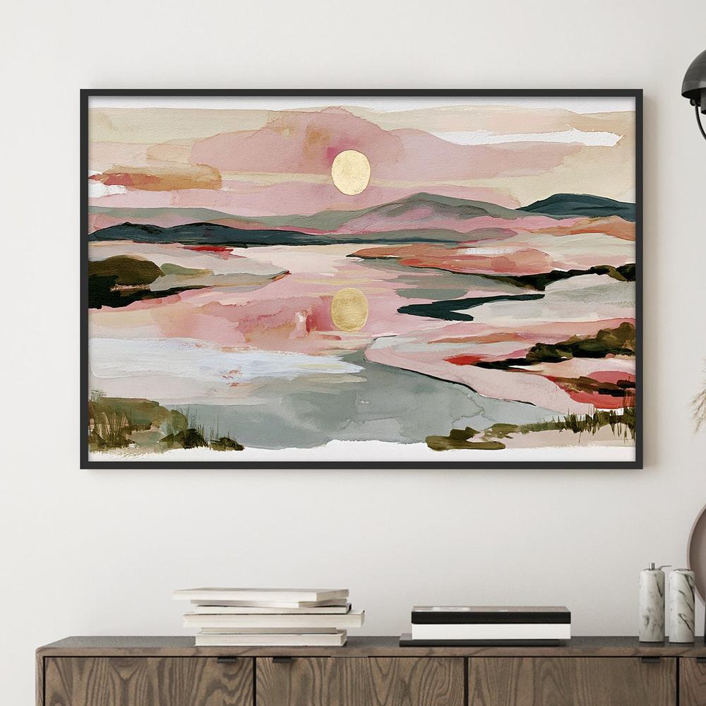 Stillness in Rose-by-Lady Hana-wall-art-print-canvas-poster-framed-Gioia