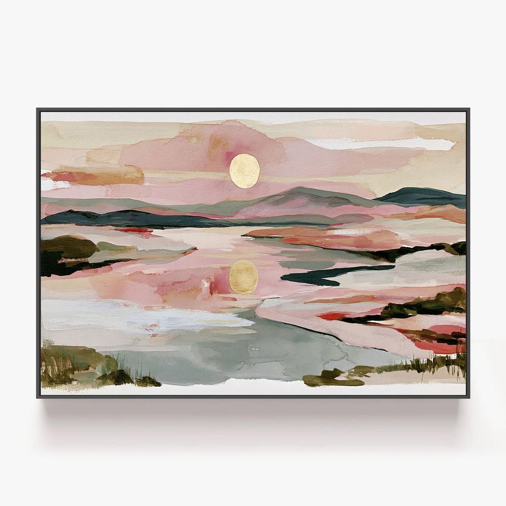 Stillness in Rose-by-Lady Hana-wall-art-print-canvas-poster-framed-Gioia