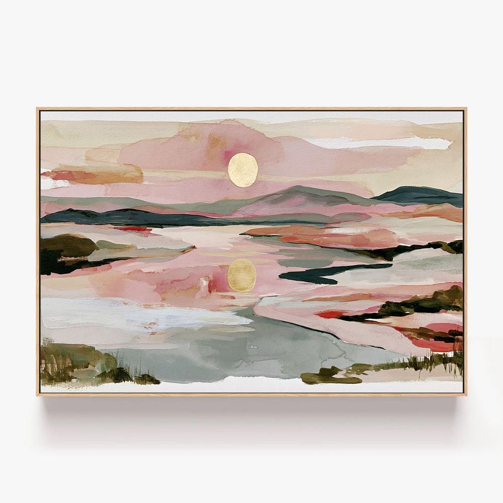Stillness in Rose-by-Lady Hana-wall-art-print-canvas-poster-framed-Gioia