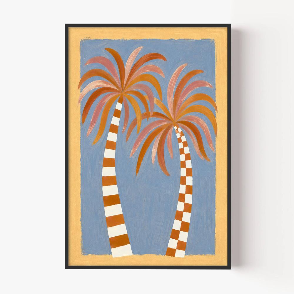 Striped Palms-by-Lady Hana-wall-art-print-canvas-poster-framed-Gioia