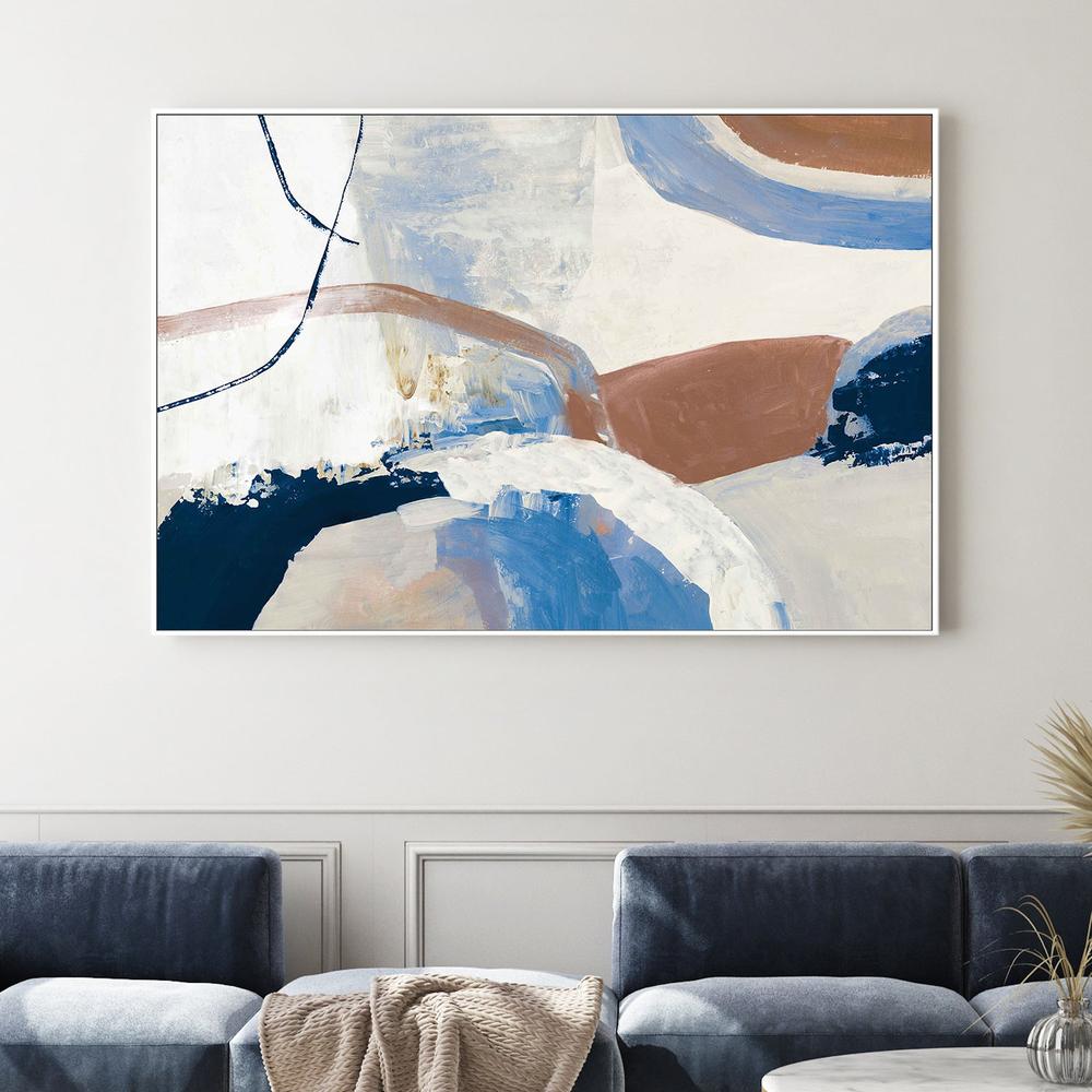 Subtle Serenity, Blue tone-by-Tom Reeves-wall-art-print-canvas-poster-framed-Gioia