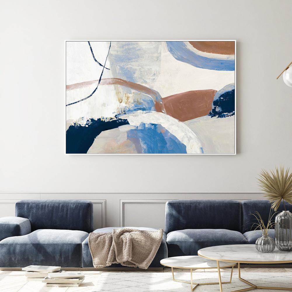 Subtle Serenity, Blue tone-by-Tom Reeves-wall-art-print-canvas-poster-framed-Gioia