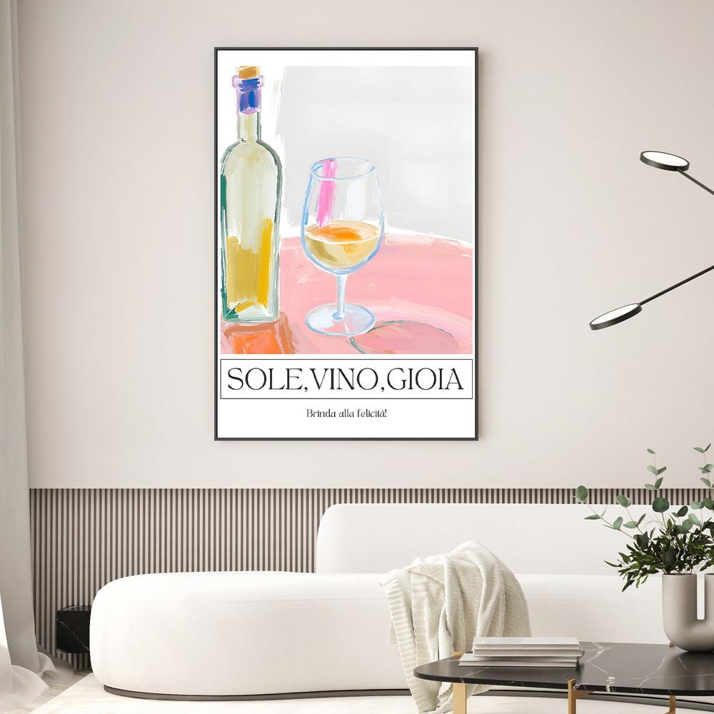 Sun Wine Joy-by-Ohkimiko-wall-art-print-canvas-poster-framed-Gioia