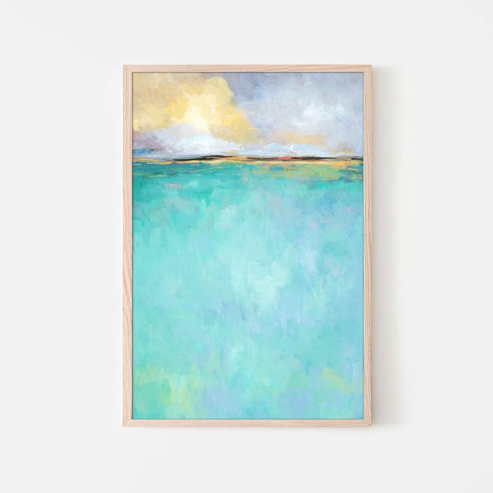 Sunny Day at Sea-by-Jacob Q-wall-art-print-canvas-poster-framed-Gioia
