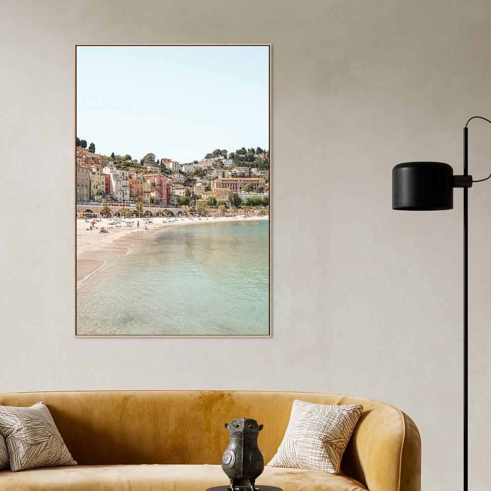 Sunny Mediterranean Coast-by-Henrike Schenk-wall-art-print-canvas-poster-framed-Gioia