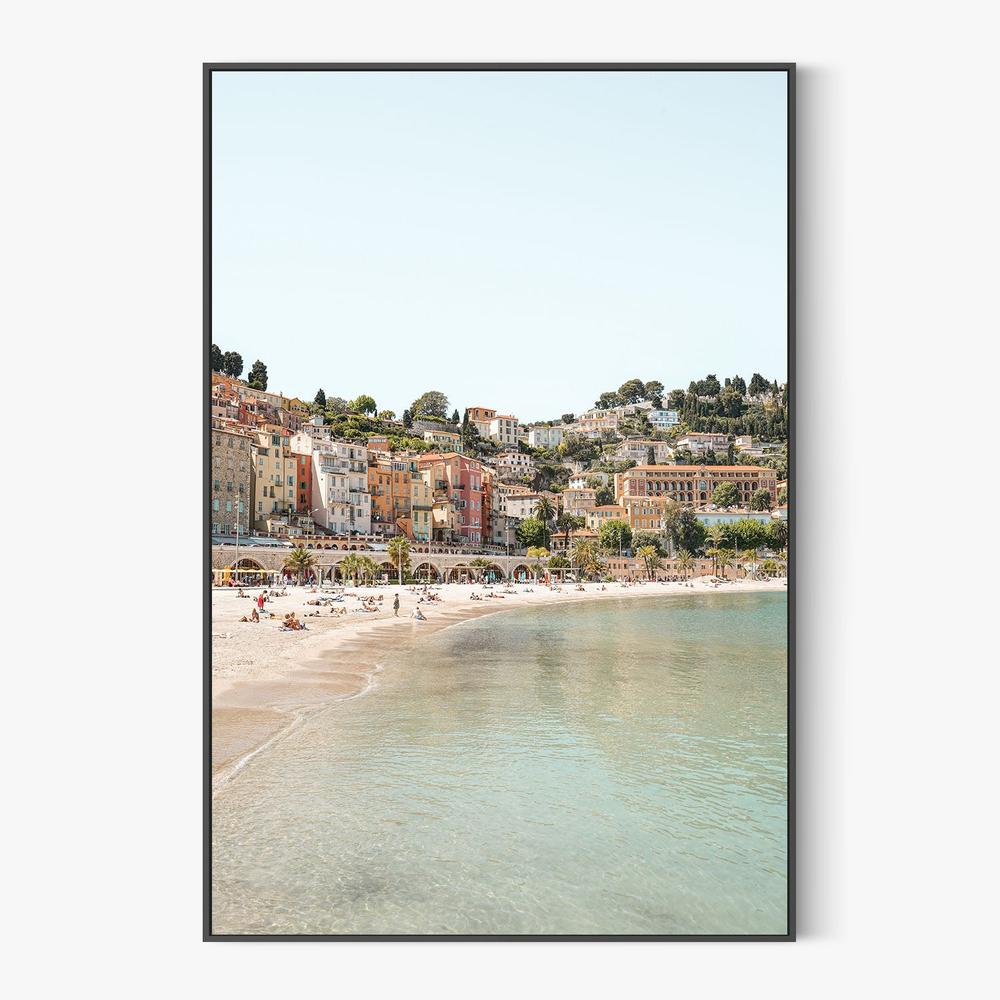 Sunny Mediterranean Coast-by-Henrike Schenk-wall-art-print-canvas-poster-framed-Gioia