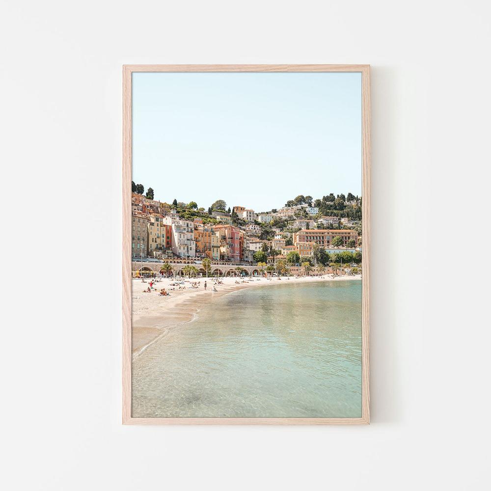Sunny Mediterranean Coast-by-Henrike Schenk-wall-art-print-canvas-poster-framed-Gioia