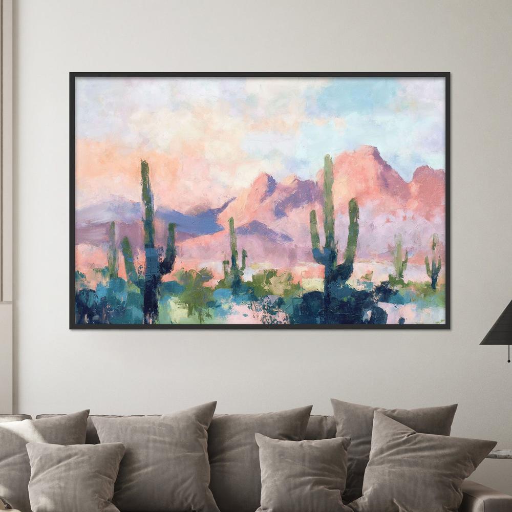 Sunset Desert, Style A-by-Nina Blue-wall-art-print-canvas-poster-framed-Gioia