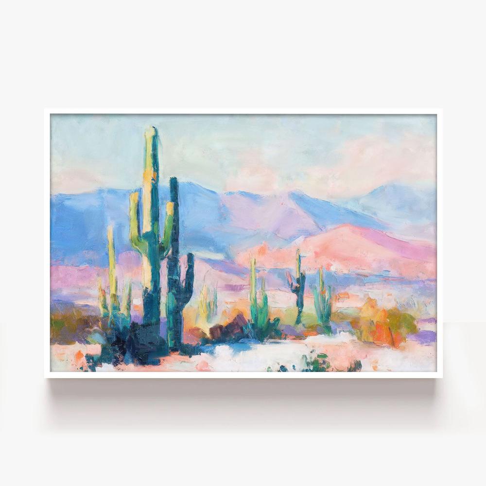 Sunset Desert, Style C-by-Nina Blue-wall-art-print-canvas-poster-framed-Gioia