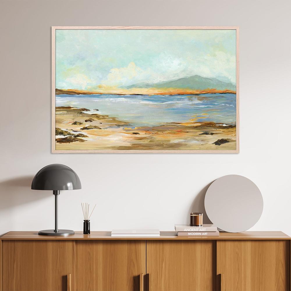 Sunset on the Sand-by-Jacob Q-wall-art-print-canvas-poster-framed-Gioia