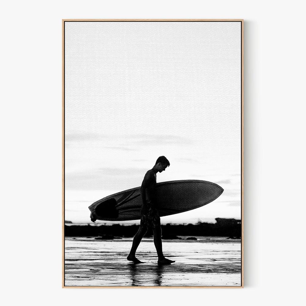 Surf Boy-by-Gal Pittel-wall-art-print-canvas-poster-framed-Gioia
