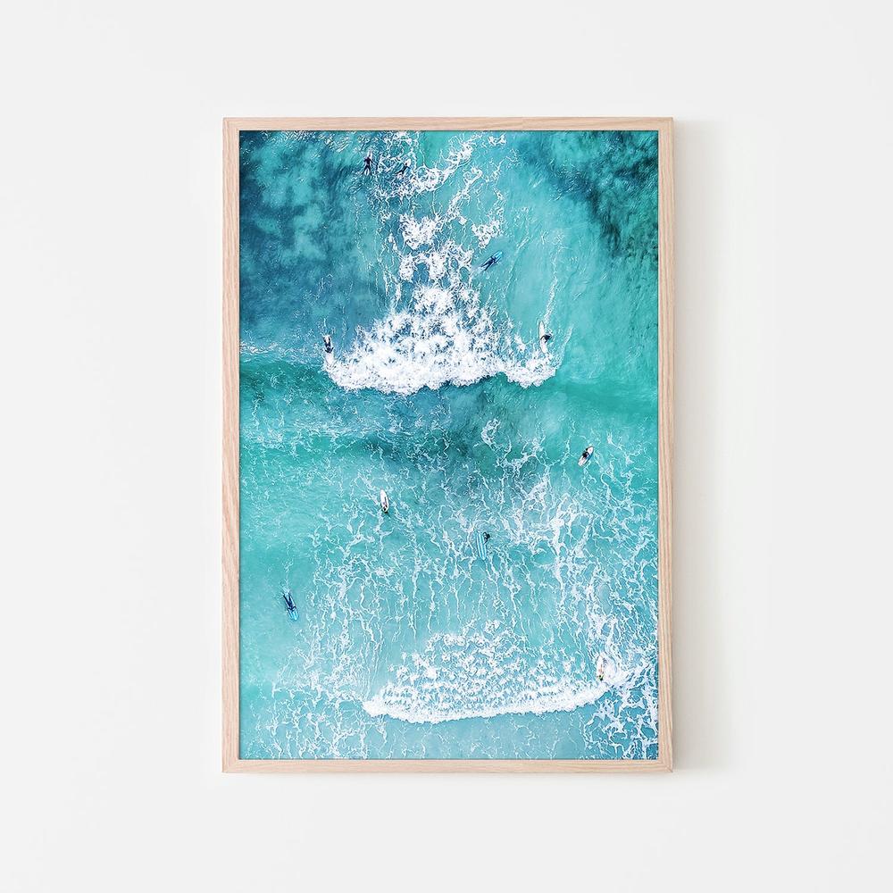 Surf Mood-by-Gal Pittel-wall-art-print-canvas-poster-framed-Gioia