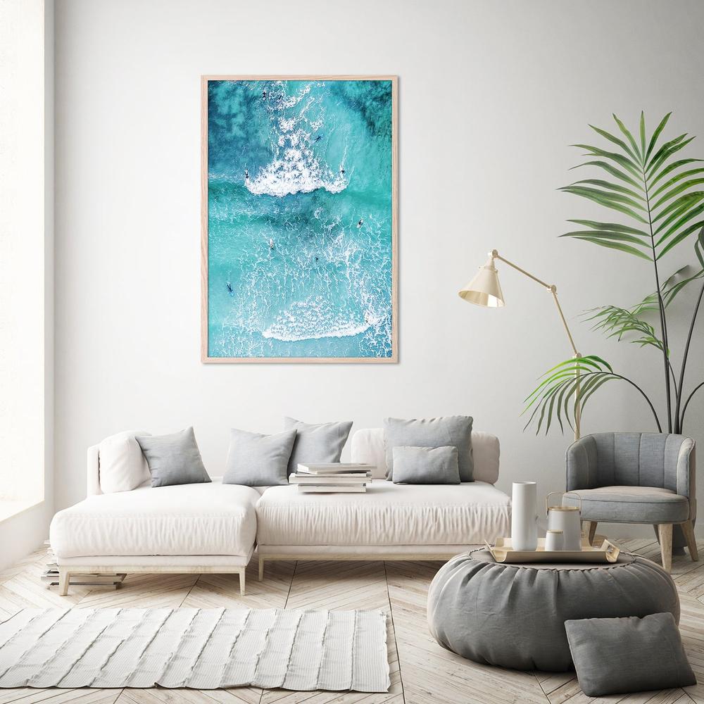 Surf Mood-by-Gal Pittel-wall-art-print-canvas-poster-framed-Gioia