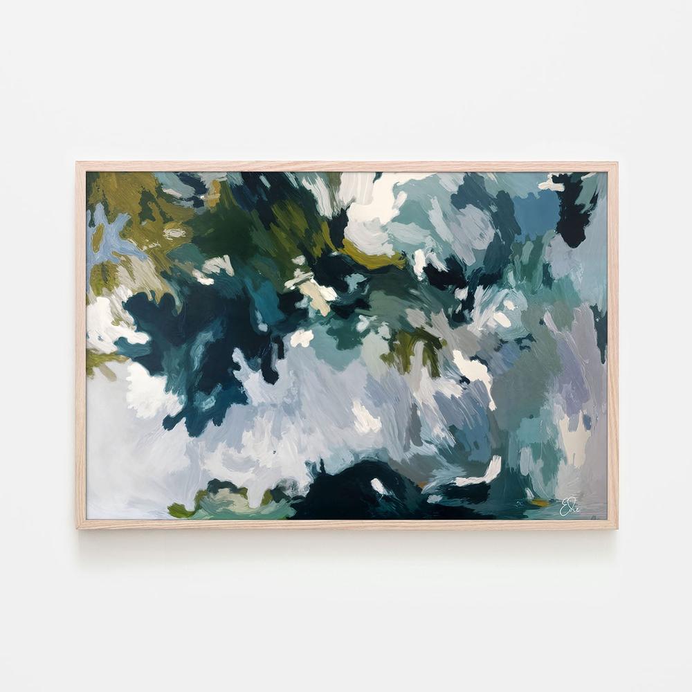 Swirling Organic Colors-by-Edie-wall-art-print-canvas-poster-framed-Gioia