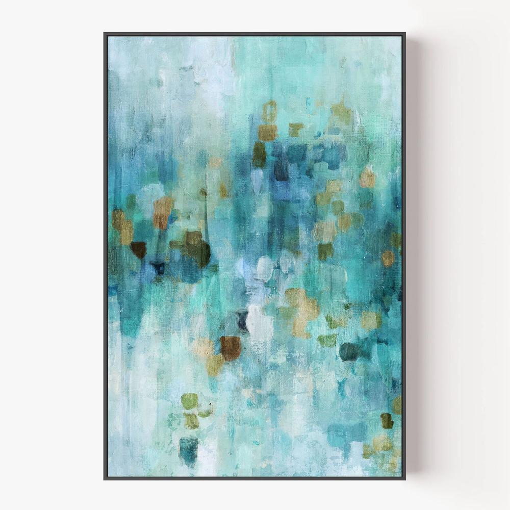 Teal Dreams, Style A-by-Nina Blue-wall-art-print-canvas-poster-framed-Gioia