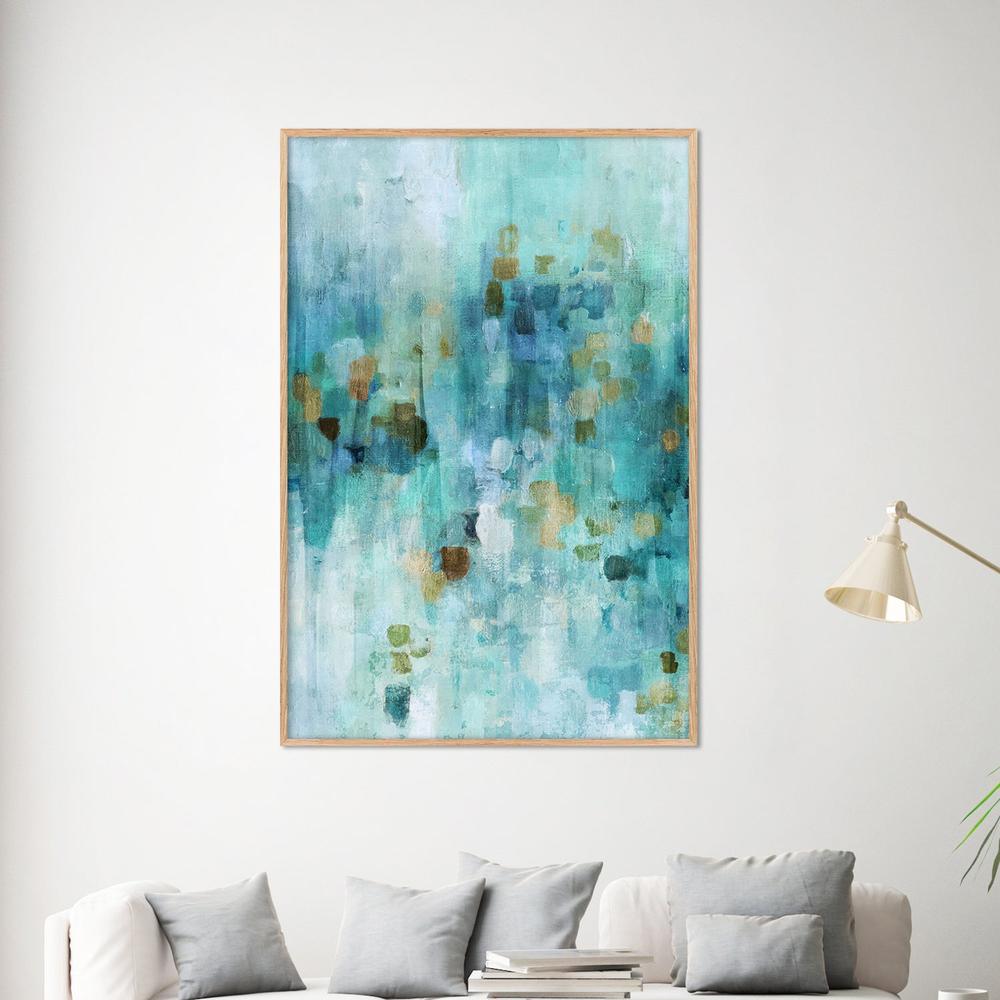 Teal Dreams, Style A-by-Nina Blue-wall-art-print-canvas-poster-framed-Gioia