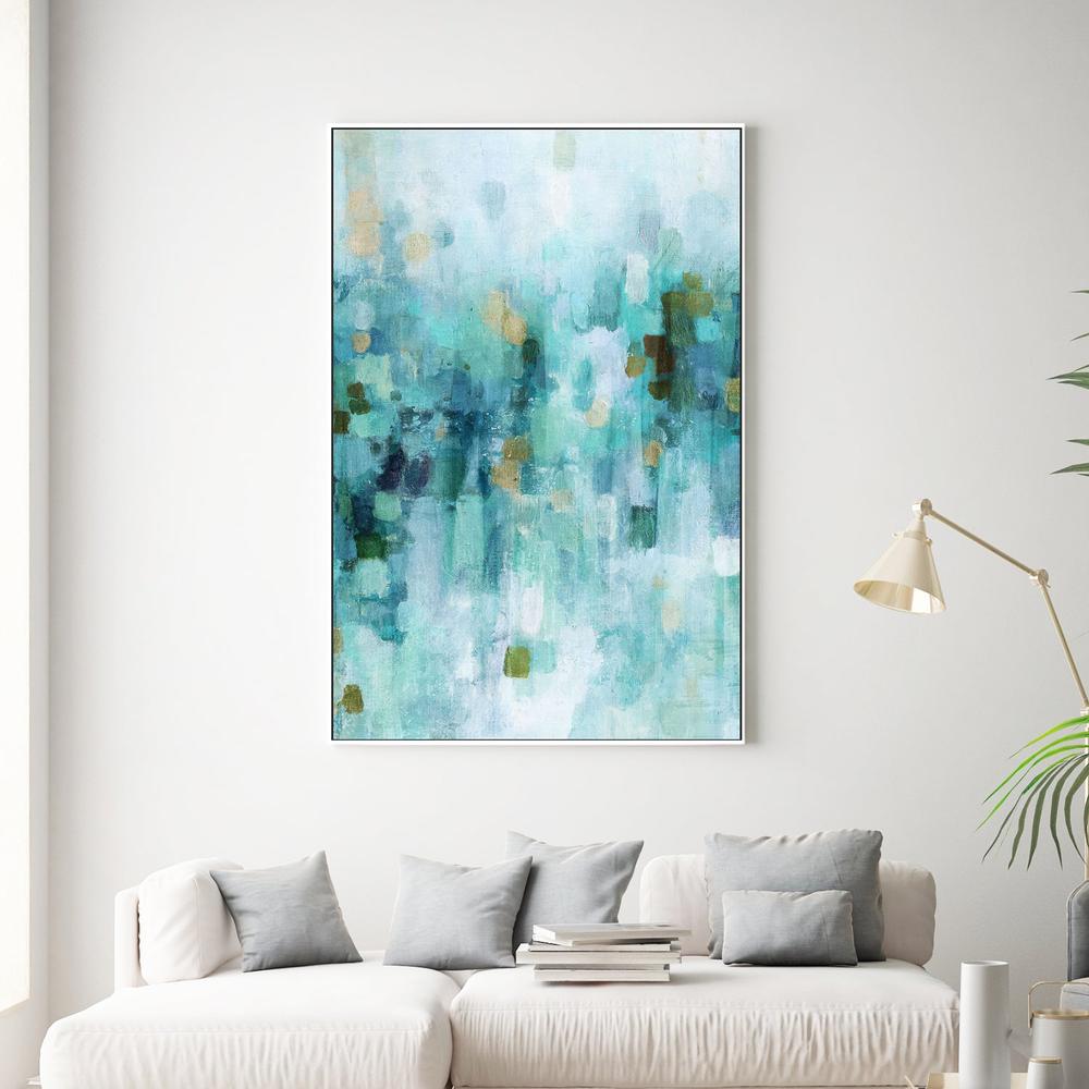 Teal Dreams, Style B-by-Nina Blue-wall-art-print-canvas-poster-framed-Gioia