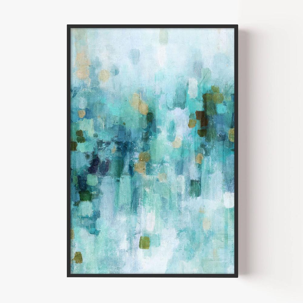 Teal Dreams, Style B-by-Nina Blue-wall-art-print-canvas-poster-framed-Gioia
