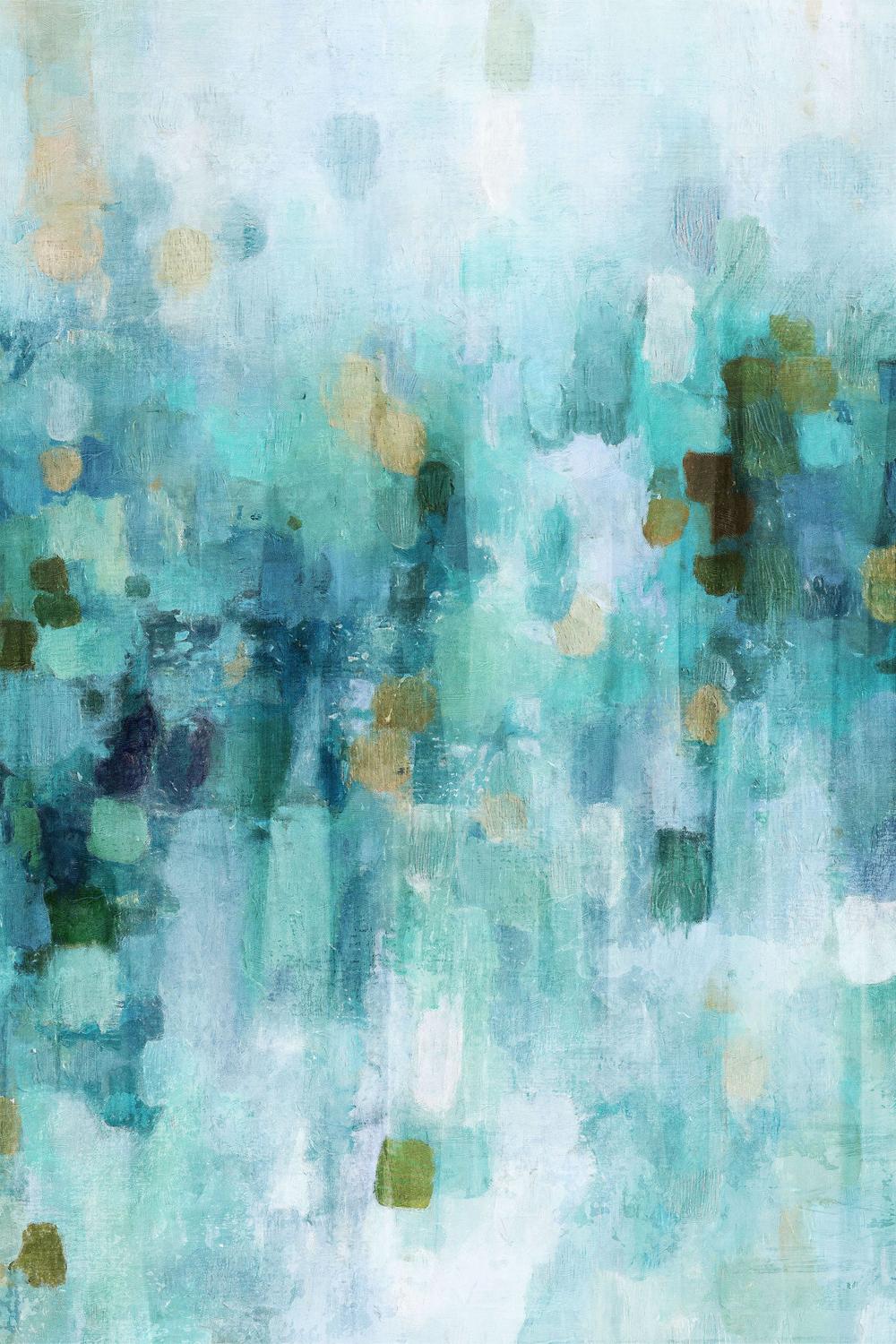 Teal Dreams, Style B-by-Nina Blue-wall-art-print-canvas-poster-framed-Gioia
