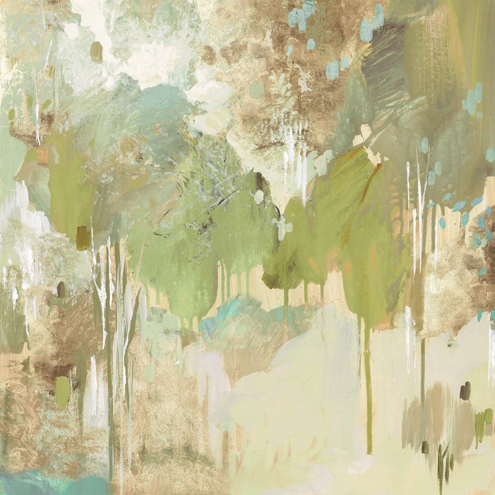 Teal Forest , Style A & B , Set Of 2-by-Lera-wall-art-print-canvas-poster-framed-Gioia