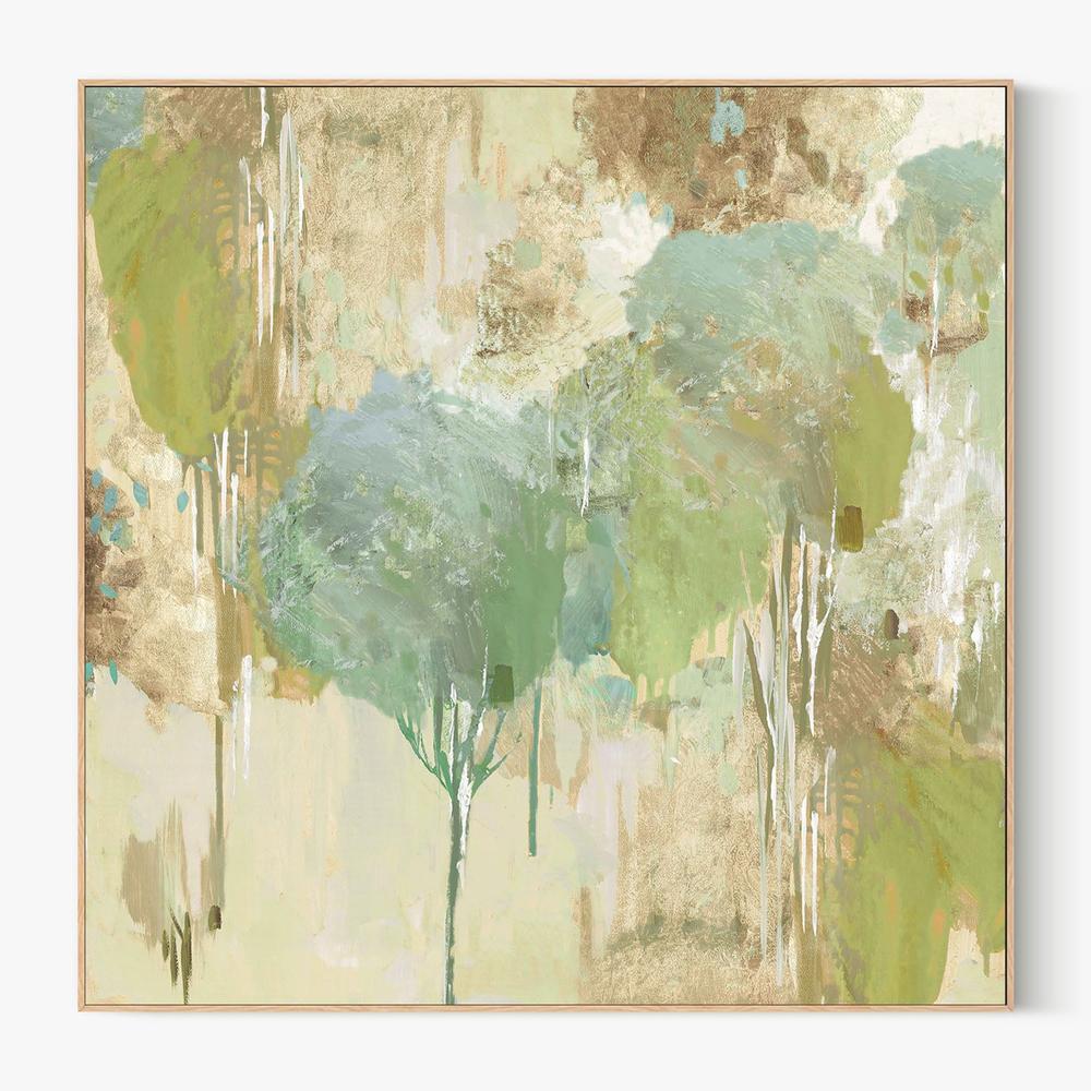 Teal Forest, Style A-by-Lera-wall-art-print-canvas-poster-framed-Gioia