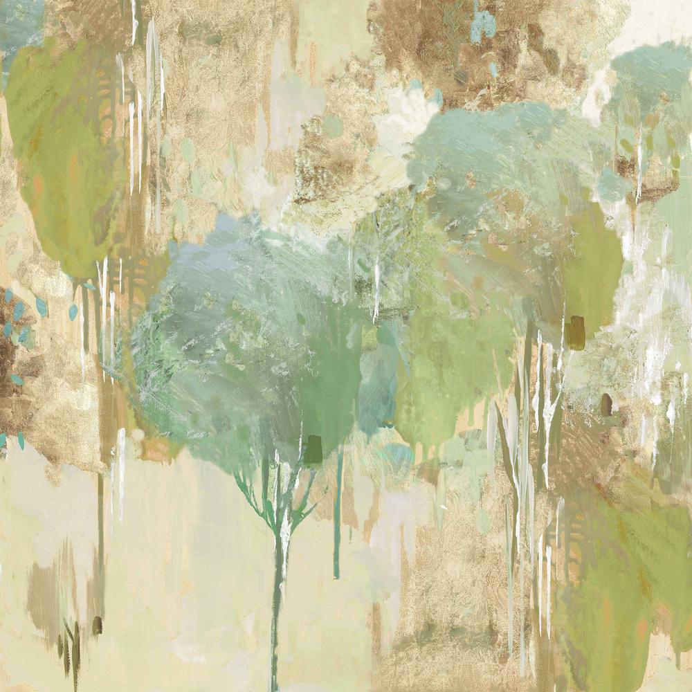 Teal Forest, Style A-by-Lera-wall-art-print-canvas-poster-framed-Gioia