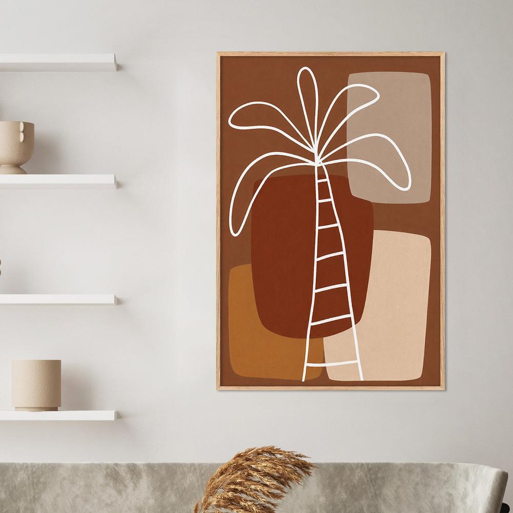 Terra Palm-by-Lady Hana-wall-art-print-canvas-poster-framed-Gioia