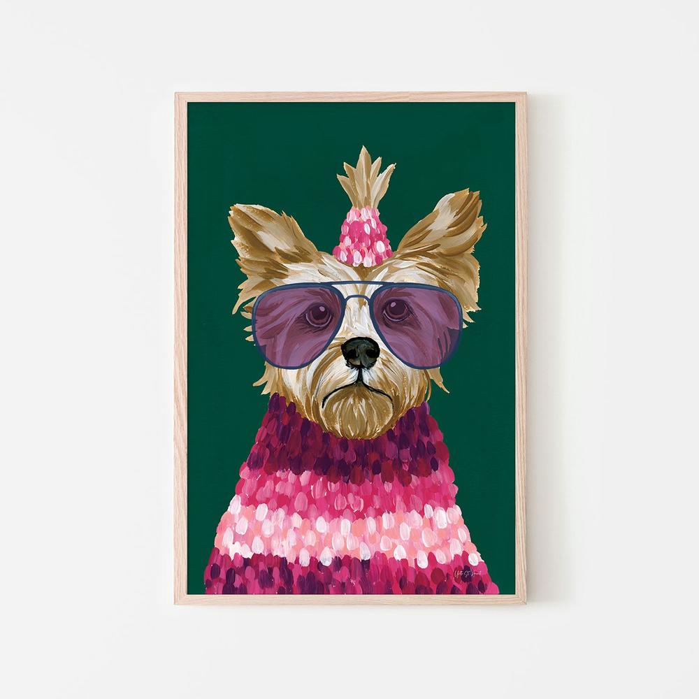 Terrific Terrier-by-Yvette St. Amant-wall-art-print-canvas-poster-framed-Gioia