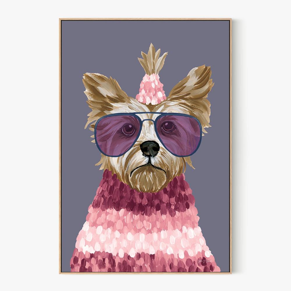 Terrific Terrier v2-by-Yvette St. Amant-wall-art-print-canvas-poster-framed-Gioia