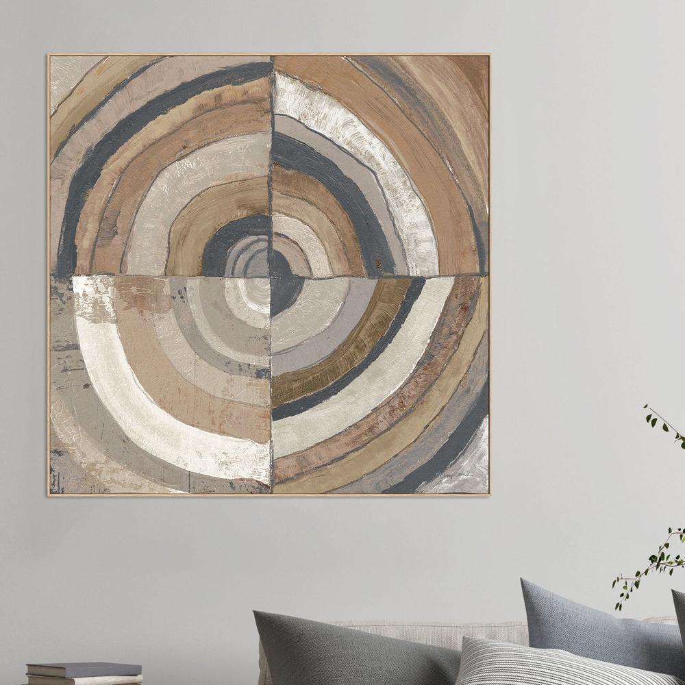 The Center, Style A, Abstract Crop Dark-by-Cheryl Warrick-wall-art-print-canvas-poster-framed-Gioia