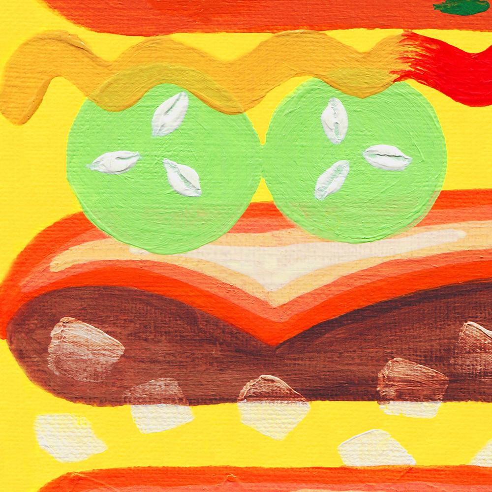 The Divine Cheeseburger-by-Kasia Amanda-wall-art-print-canvas-poster-framed-Gioia