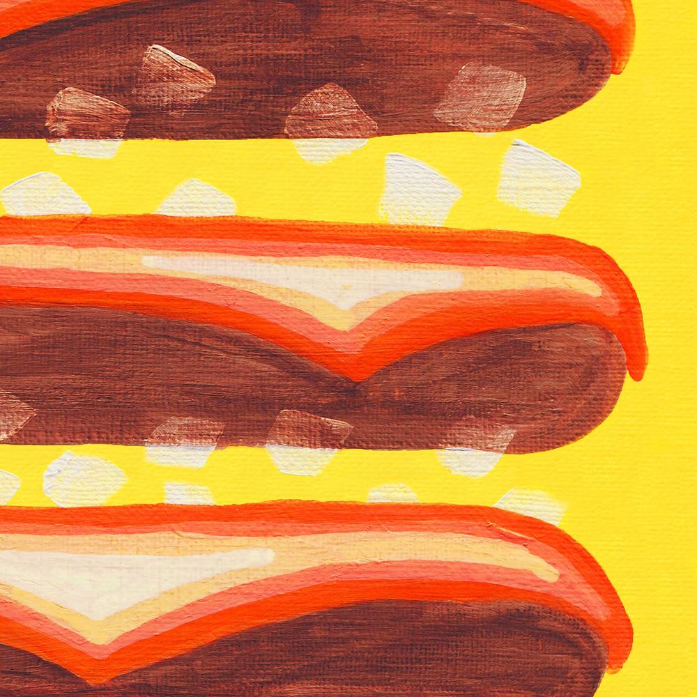 The Divine Cheeseburger-by-Kasia Amanda-wall-art-print-canvas-poster-framed-Gioia