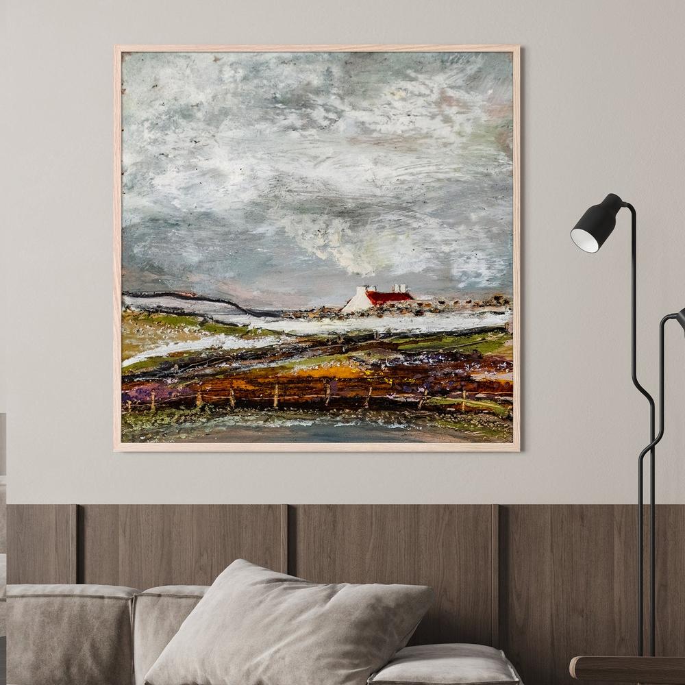 The First Fire, Style B-by-Louise O'Hara-wall-art-print-canvas-poster-framed-Gioia