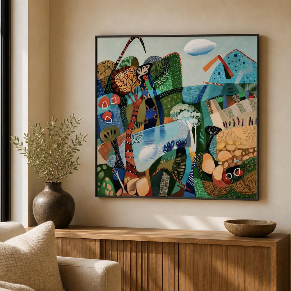 The Floating Cloud-by-Susan Trudinger-wall-art-print-canvas-poster-framed-Gioia